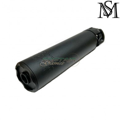 Silenziatore surefire style long black milsim series (ms-103-bk)