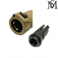 Silenziatore surefire style long tan milsim series (ms-103-tan) Silenziatore surefire style long tan milsim series (ms-103-tan)