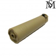 Silenziatore surefire style long tan milsim series (ms-103-tan) Silenziatore surefire style long tan milsim series (ms-103-tan)