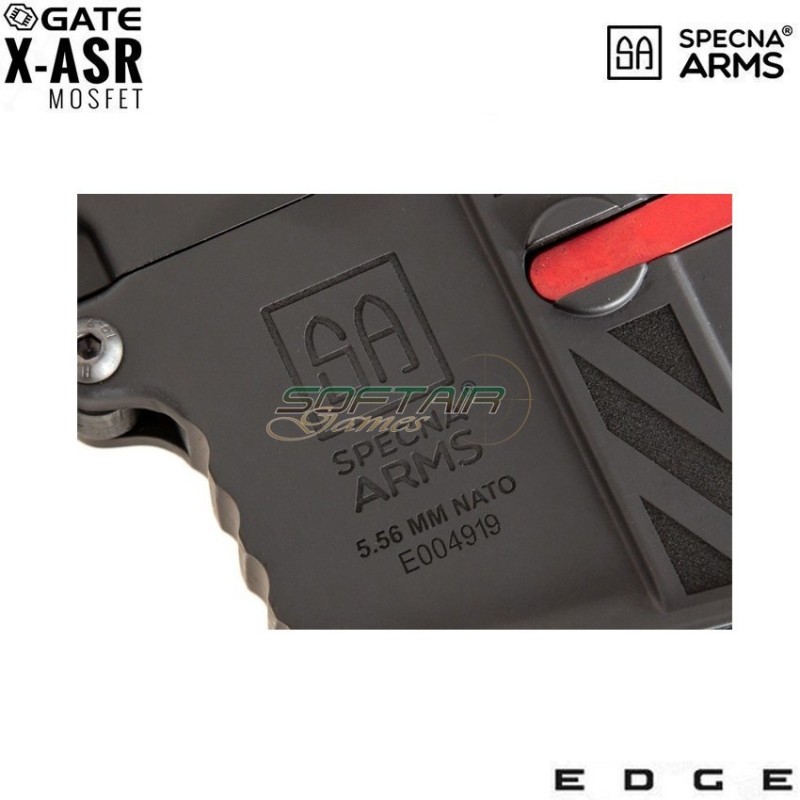 Fucile Elettrico Sa-e39 Edge™ M4 LC Ghost Pdw Replica Red Edition Specna Arms® (spe-01-027068)
