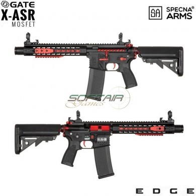 Electric Rifle Sa-e40 Edge™ M4 Noveske Cqb Keymod Carbine Replica Red Edition Specna Arms® (spe-01-024595)