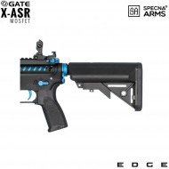 Fucile Elettrico Sa-e40 Edge™ M4 Noveske Cqb Keymod Carbine Replica Blue Edition Specna Arms® (spe-01-024597)