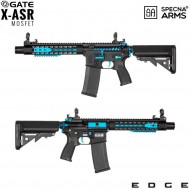 Fucile Elettrico Sa-e40 Edge™ M4 Noveske Cqb Keymod Carbine Replica Blue Edition Specna Arms® (spe-01-024597)