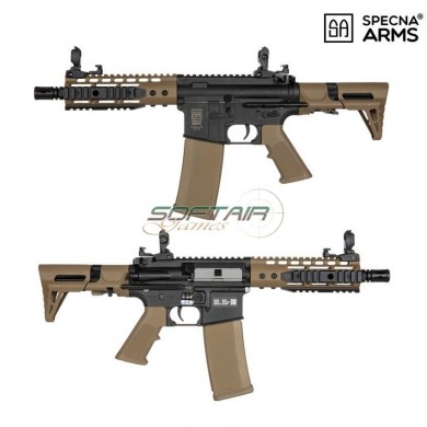 Electric Rifle Sa-c12 Assault Replica M4 Short Keymod Pdw Two Tone Core™ Specna Arms® (spe-01-027699/033340)