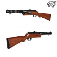 Fucile elettrico bergmann mp18 aeg smg full metal & real wood snow wolf (sw-027056)