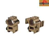 Set anelli per otttica alti tubo da 30mm per 20mm rail dark earth big dragon (bd-9168b) Set anelli per otttica alti tubo da 30mm per 20mm rail dark earth big dragon (bd-9168b)