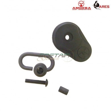Black rear cap and sling ring kit for am-003 ares amoeba (ar-ambkc-b)