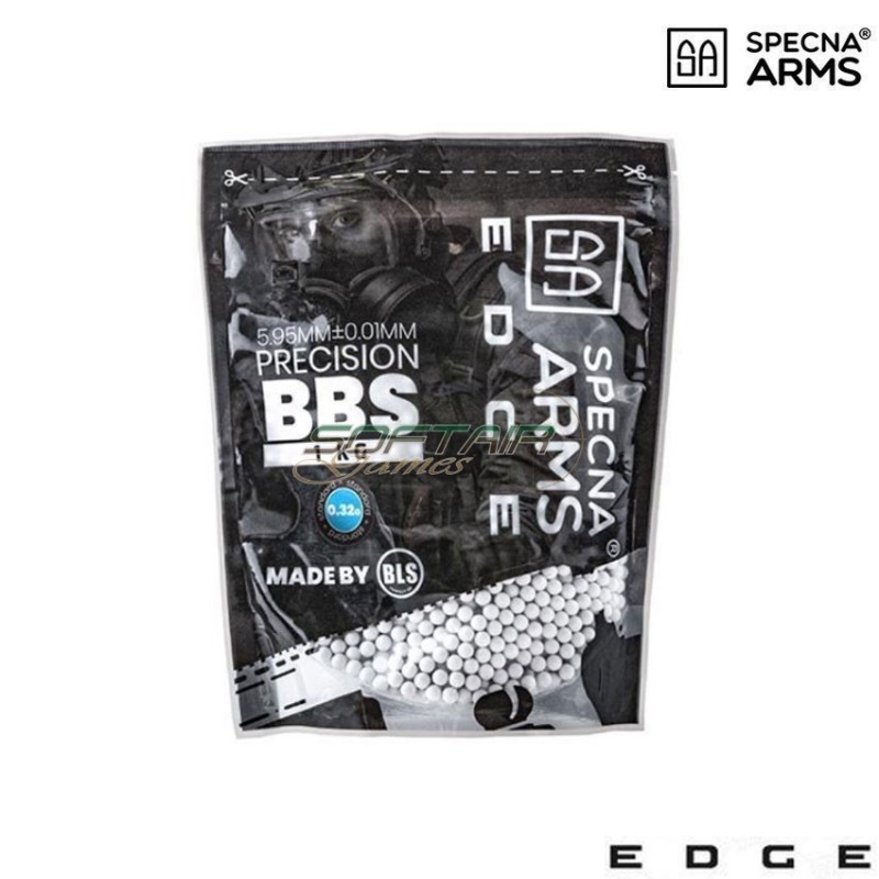 Bio precision bbs 1kg. 0.32gr. edge™ white specna arms® (spe-16-027220)