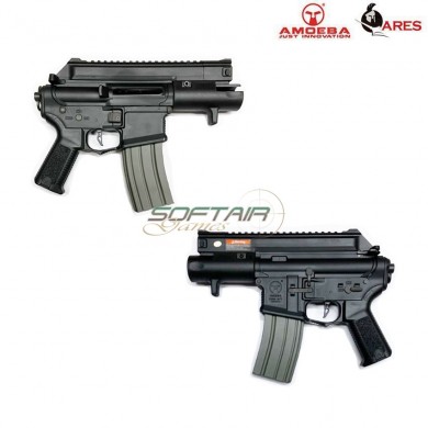Electric Rifle Efcs Ccp S W/speed Trigger Black Assault Rifle Ares Amoeba (ar-am3b)