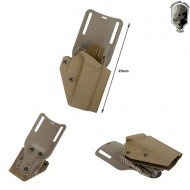 Fondina dark earth rigida in kydex® rd style per pistola tipo glock tmc (tmc-3397-de)