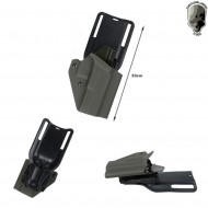 Olive drab rigid kydex® rd style holster for glock pistol tmc (tmc-3397-od) Olive drab rigid kydex® rd style holster for glock pistol tmc (tmc-3397-od)