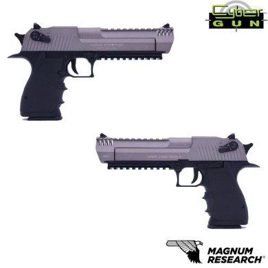 Co2 pistol semi/full auto desert eagle l6 mk xix .50ae dual tone cybergun (950503)