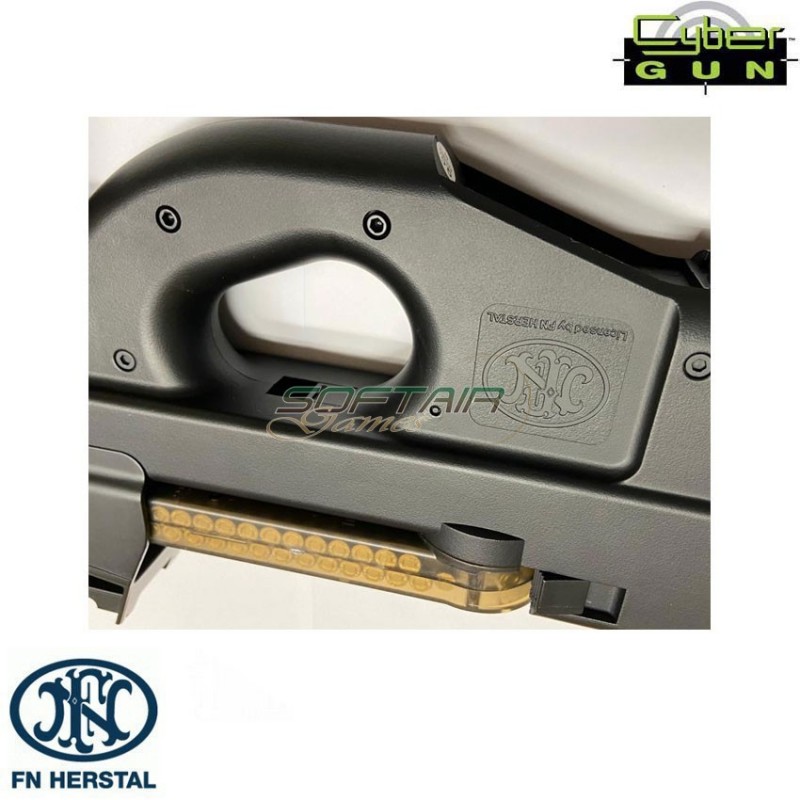 Electric rifle p90 fn herstal black w/built in red dot cybergun (200994) Electric rifle p90 fn herstal black w/built in red dot cybergun (200994)