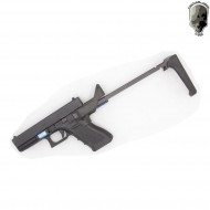 Brace conversion for pistol g17/g18 black flux def. style tmc (tmc-hm129-bk)