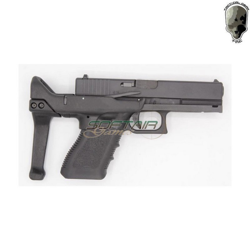Brace conversion for pistol g17/g18 black flux def. style tmc (tmc-hm129-bk)