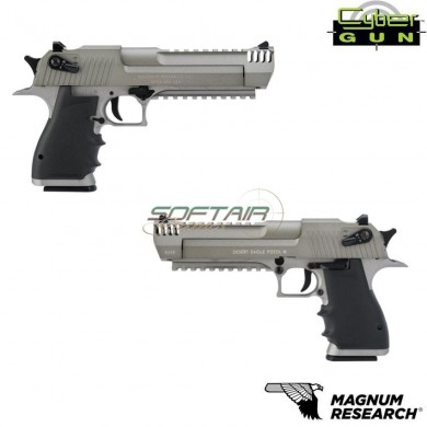 Co2 pistol semi/full auto desert eagle l6 mk xix .50ae silver cybergun (950504)