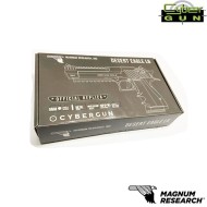 Pistola a co2 semi/full auto desert eagle l6 mk xix .50ae black cybergun (950501)