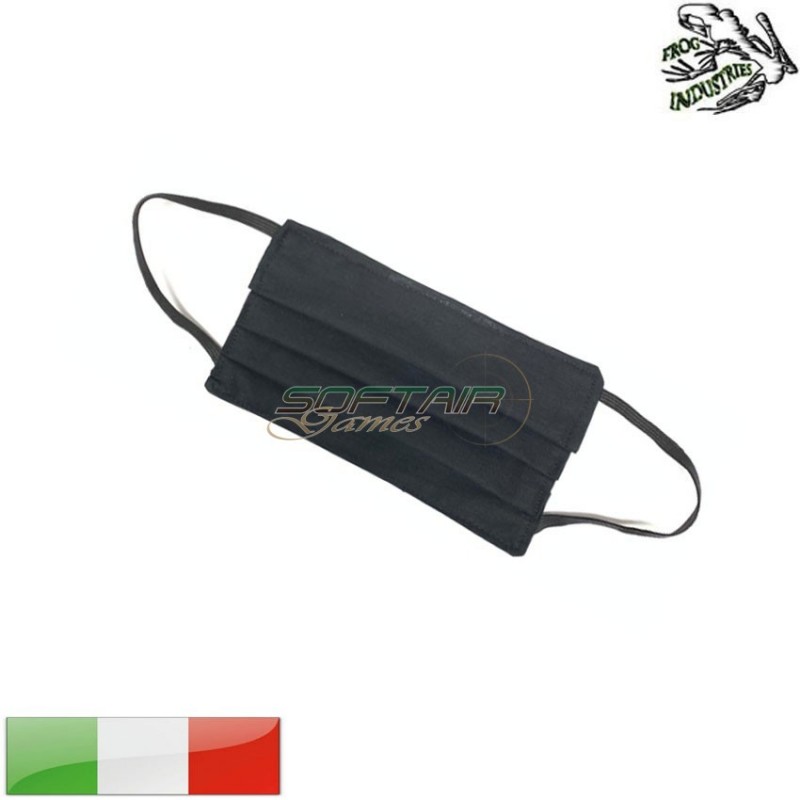 Mascherina portafiltro panther black frog industries® (fi-mask-bk)