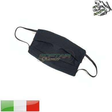 Mascherina portafiltro panther black frog industries® (fi-mask-bk)
