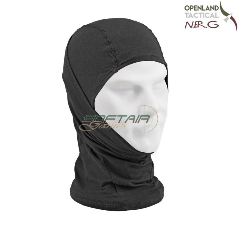 Cotton balaclava black openland tactical nerg (opt-12007-01)