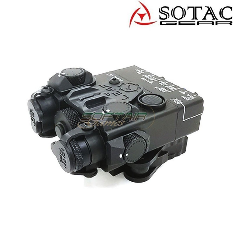 Dbal-a2 peq laser/ir point & illuminator black sotac gear (sg-jgq-4-bk-red)