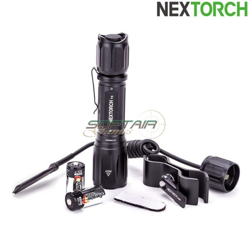 Torcia set t5 760 lumens led black nextorch (nxt-l300010091)