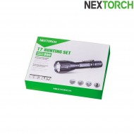 Set flashlight t7 900 lumens led black nextorch (nxt-l300010092)