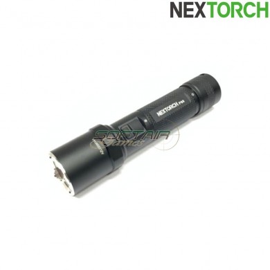 P80 rechargeable flashlight 1300 lumens led black nextorch (nxt-l300010098)