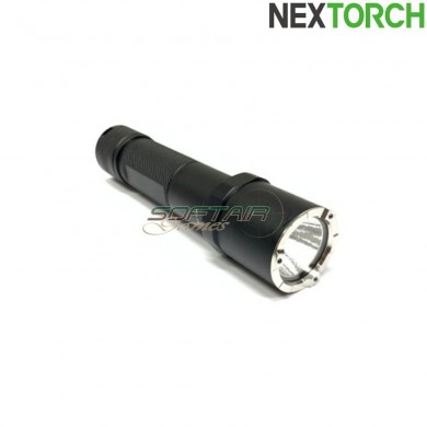 P80 rechargeable flashlight 1300 lumens led black nextorch (nxt-l300010098)
