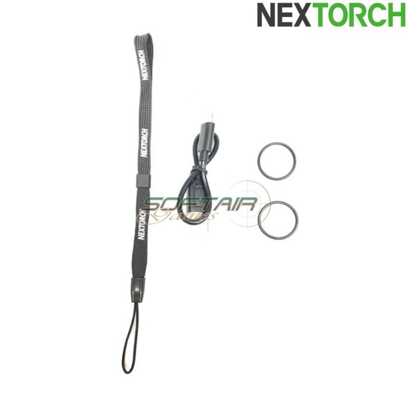 Torcia p80 ricaricabile 1300 lumens led black nextorch (nxt-l300010098)