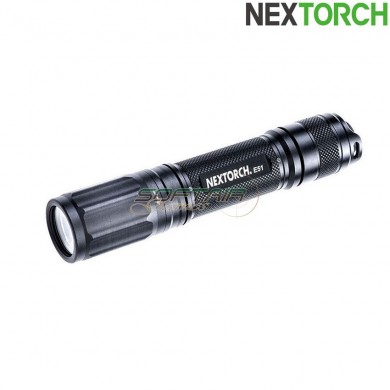 Flashlight e51 rechargeable 1000 lumens led black nextorch (nxt-l300010086)
