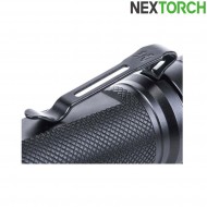 Torcia e51 ricaricabile 1000 lumens led black nextorch (nxt-l300010086)