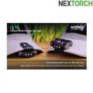 Torcia ul10 compact clip light 65 lumens led black nextorch (nxt-l300010077)