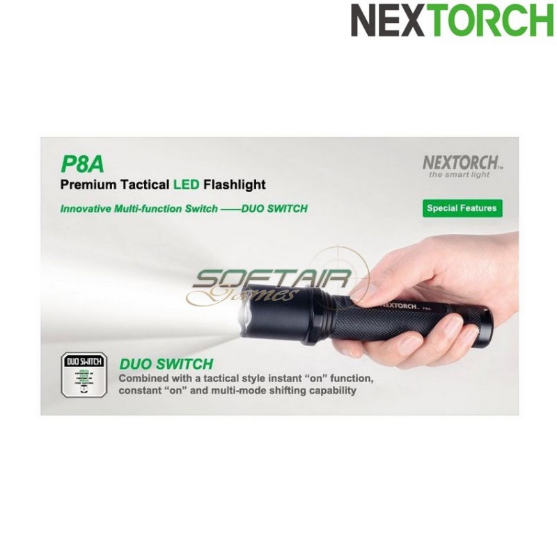 Flashlight p8a 660 lumens led black nextorch (nxt-l300010054) Flashlight p8a 660 lumens led black nextorch (nxt-l300010054)
