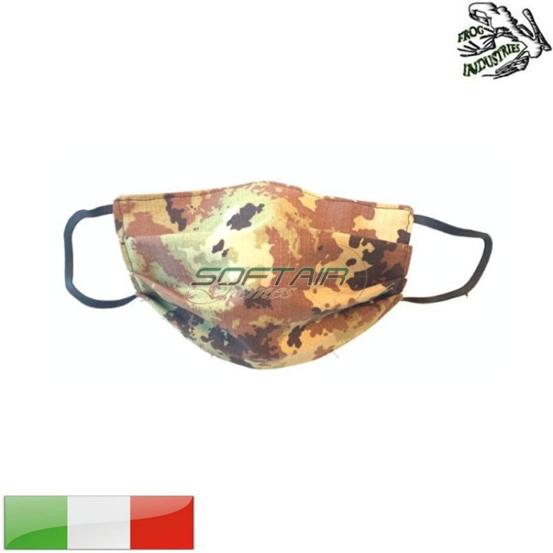 Mascherina portafiltro vegetata® frog industries® (fi-mask-tc)
