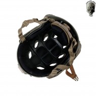 Elmetto super flowing light version c/modular mask dark earth tmc (tmc-3217-de)