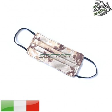 Italian® desert camo mask filter holder frog industries® (fi-mask-tcd)