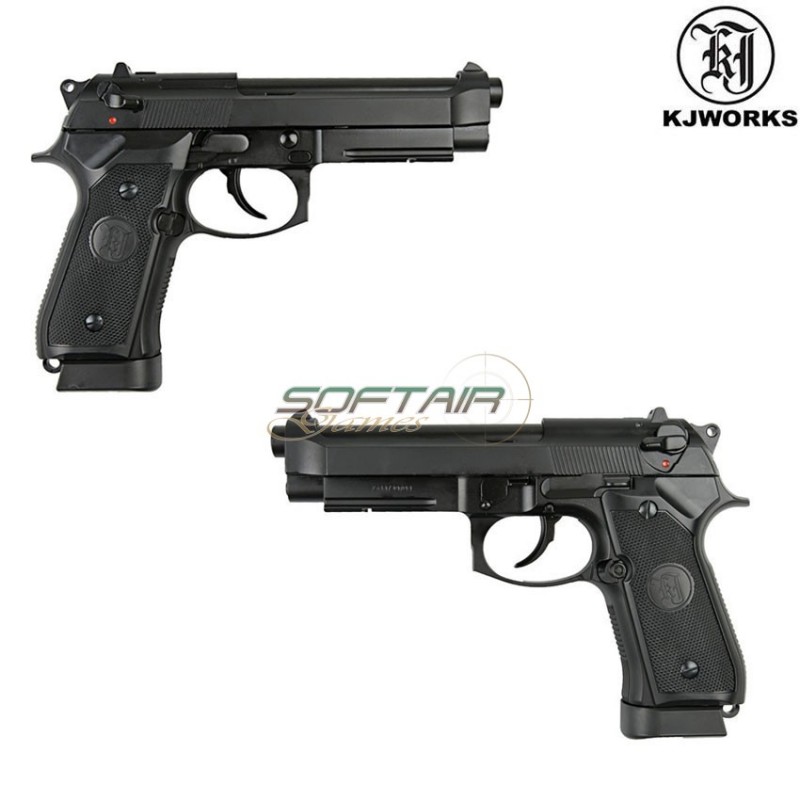Co2 Pistol M9a1 Beretta Blowback Black Kjworks (kjw-007676) Co2 Pistol M9a1 Beretta Blowback Black Kjworks (kjw-007676)