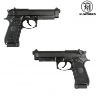 Pistola Al Co2 M9a1 Beretta Scarrellante Black Kjworks (kjw-007676)