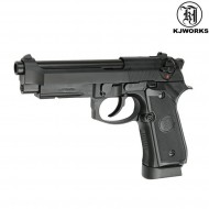 Pistola Al Co2 M9a1 Beretta Scarrellante Black Kjworks (kjw-007676)