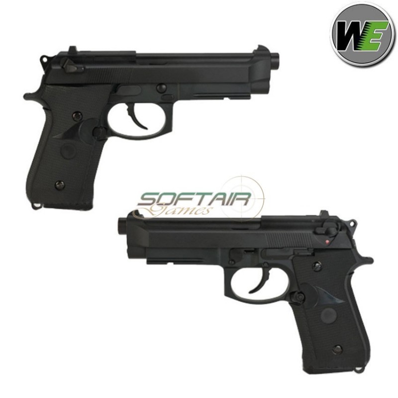 Pistola A Co2 M9a1 Black Scarrellante Full Metal We (we-w048c) Pistola A Co2 M9a1 Black Scarrellante Full Metal We (we-w048c)