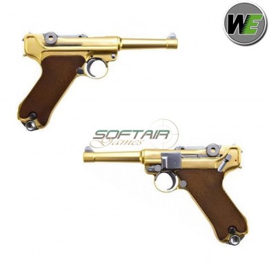 Gas pistol luger p08 short gold we (we-p08sg)