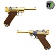 Pistola a gas luger p08 short gold we (we-p08sg)