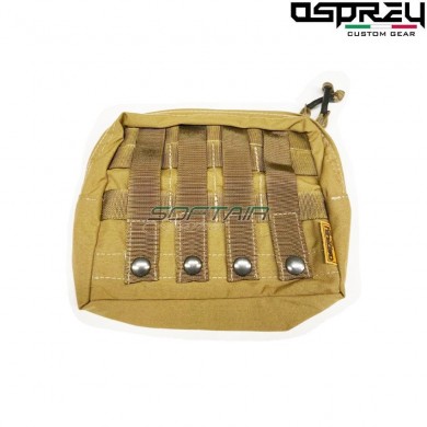 Utility large orizzontale coyote brown osprey custom gear (ocg-13-cb)
