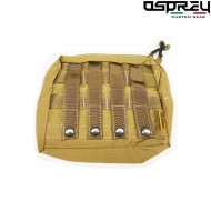 Utility large horizontal coyote brown osprey custom gear (ocg-13-cb)