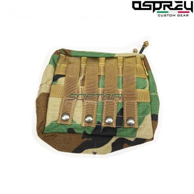 Utility large horizontal woodland osprey custom gear (ocg-13-wd)