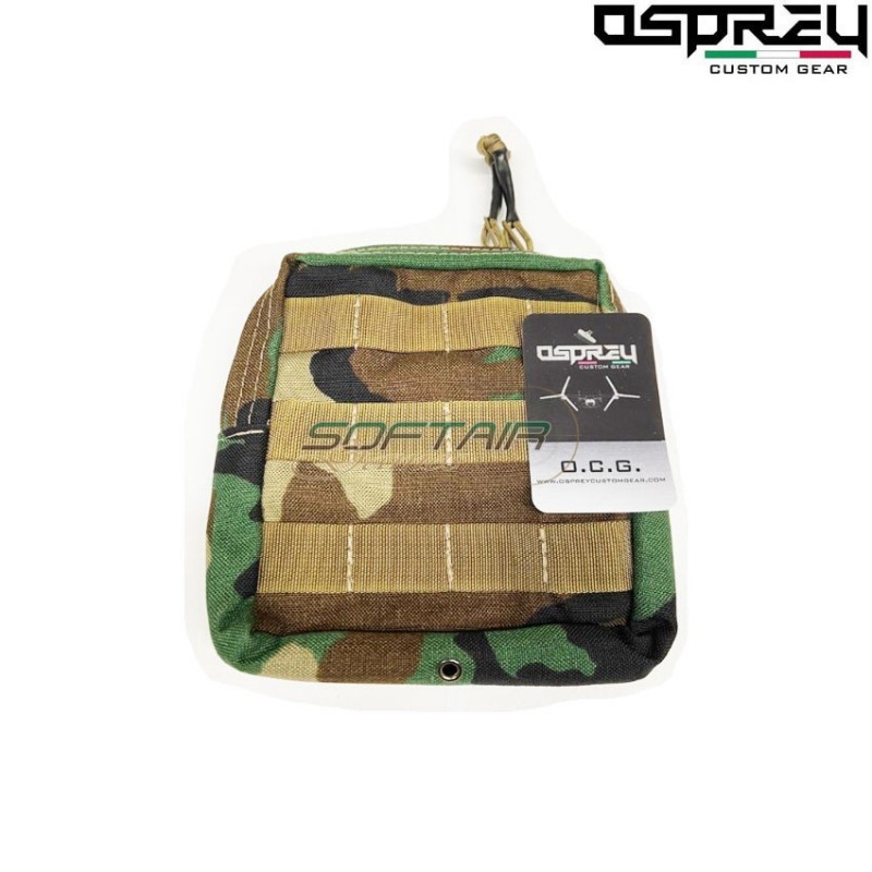 Utility medium verticale woodland osprey custom gear (ocg-14-wd)