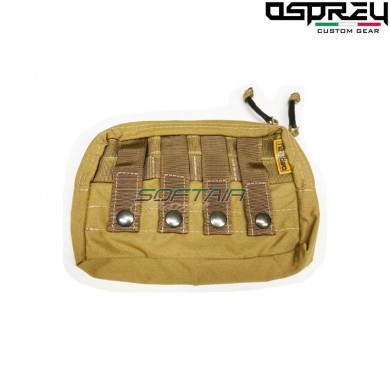 Utility medium horizontal coyote brown osprey custom gear (ocg-15-cb)