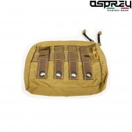 Utility medium horizontal coyote brown osprey custom gear (ocg-15-cb)