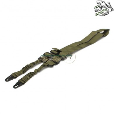 Bungee Sling Two Points Green Frog Industries® (fi-wo-sl08v/000426-od)